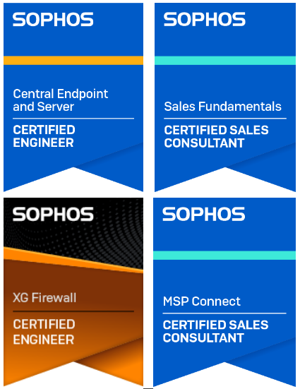 Sophos badges
